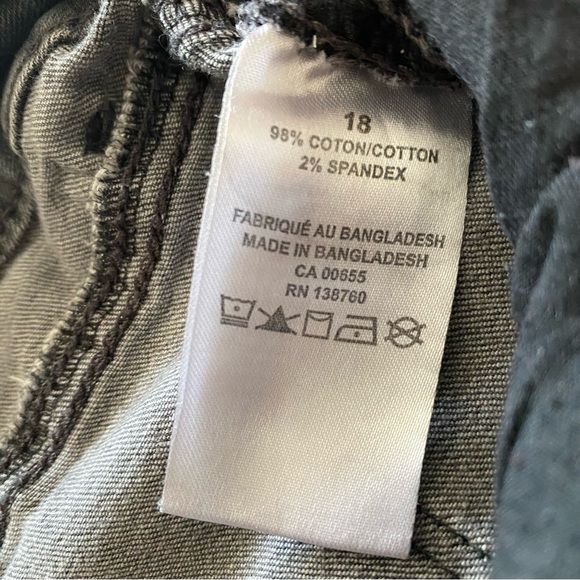 Women's Grey plus size 18 curvy jeans - Picture 4 of 8